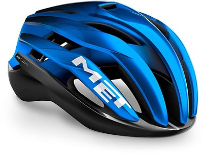 MET Trenta Road Helmet (MIPS) - Black Blue Metallic-Matte Glossy, Black Blue Metallic-Matte Glossy